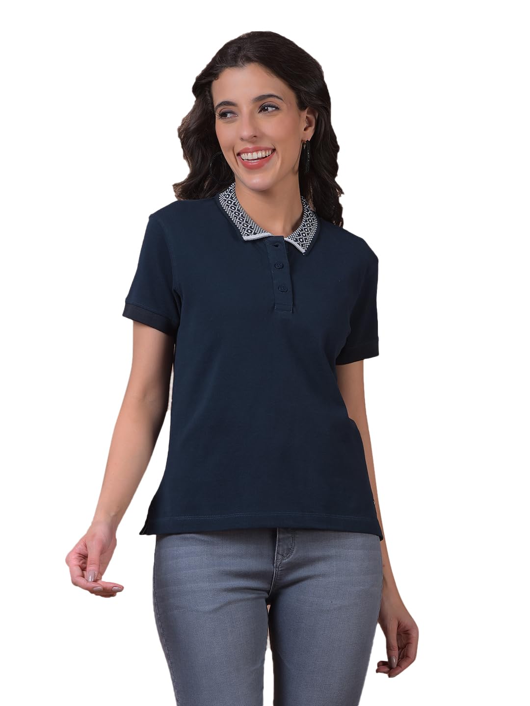 numero uno Women's Solid Regular Fit T-shirt-picture-29