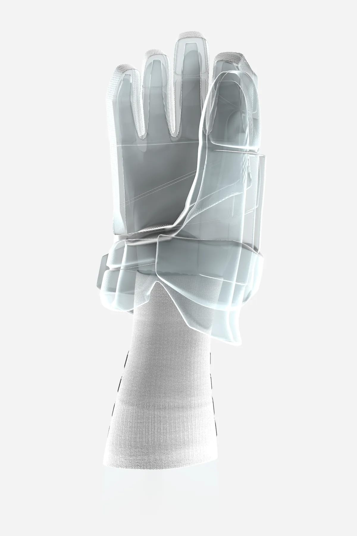 Blade X Eishockey-Handgelenkschutz, Level 3 Schnittschutz, Atmungsaktiv, Nahtlos Gestrickt, Weiß, schnell trocknend, Flexible Passform, langlebig und bequem
