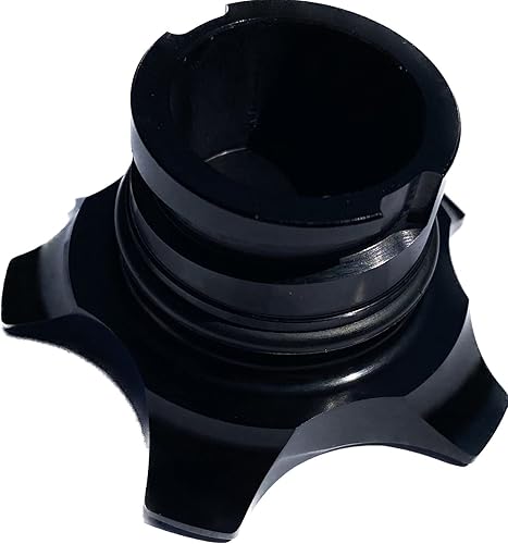 Miniatura 5 de Billet - Tapa de llenado de aceite de motor de aluminio para Ford Mustang GT&V6 2005-2017 anodizado negro