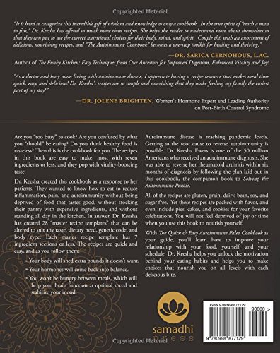 The Quick & Easy Autoimmune Paleo Cookbook: Anti-Inflammatory Recipes with 7 Ingredients or Less for Busy People
