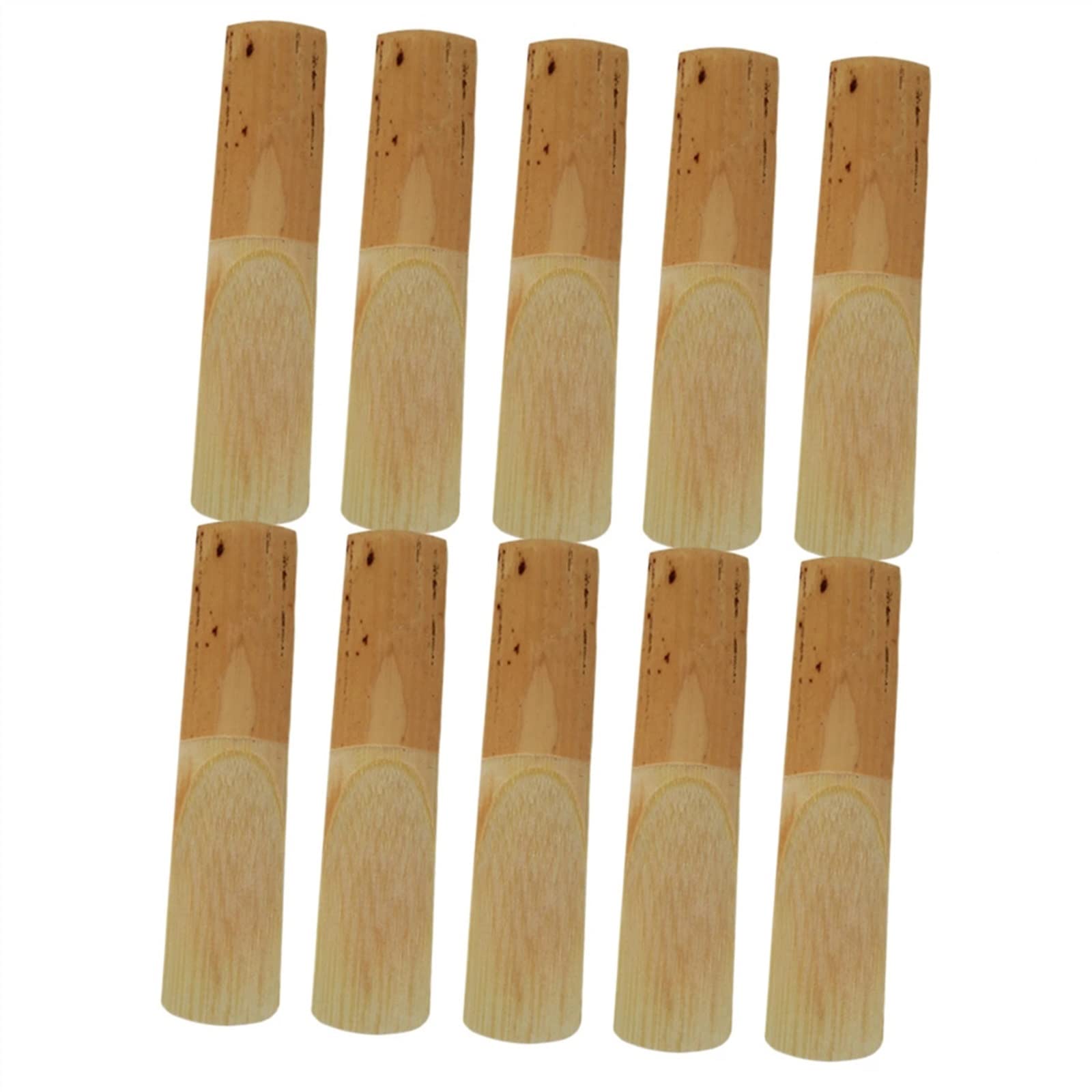 Saxophone Parts 1 Set of 10 Pcs Alto/Tenor Saxophone Reeds 2.5 Sax Reeds Woodwind Accessories