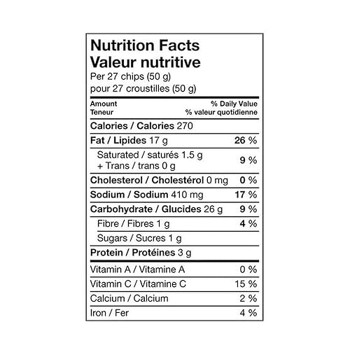 Miniatura 2 de Lay's Papas fritas, sal y vinagre 8.29 oz8.3 onzas, paquete de 2 importado de Canadá