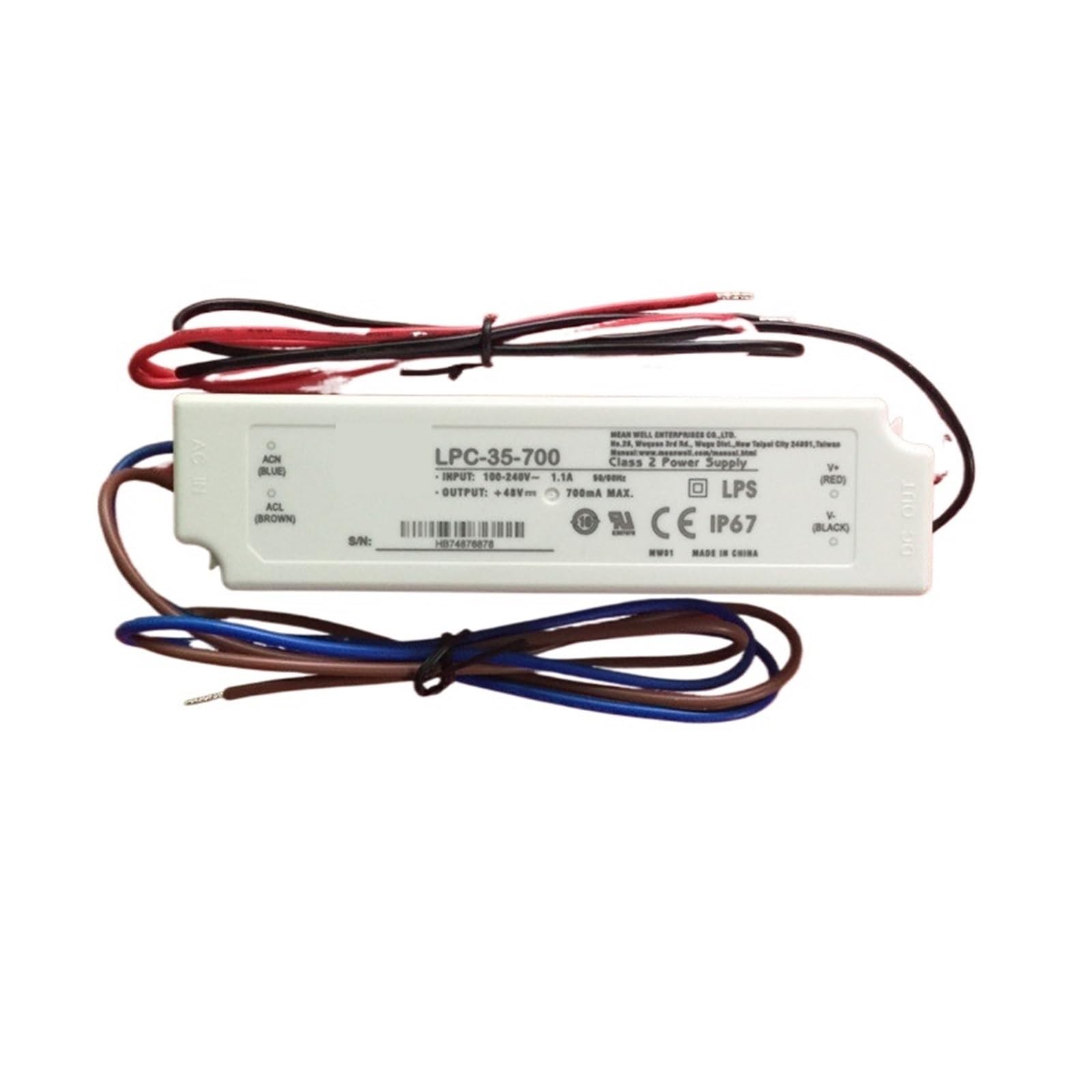 JJKKOZVQF 35W Single Output Switching Power Supply LPC-35-700mA LPC-35-1050mA LPC-35-1400mA(LPC-35-1400)