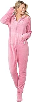 PajamaGram womens Womens Onesie With Hood