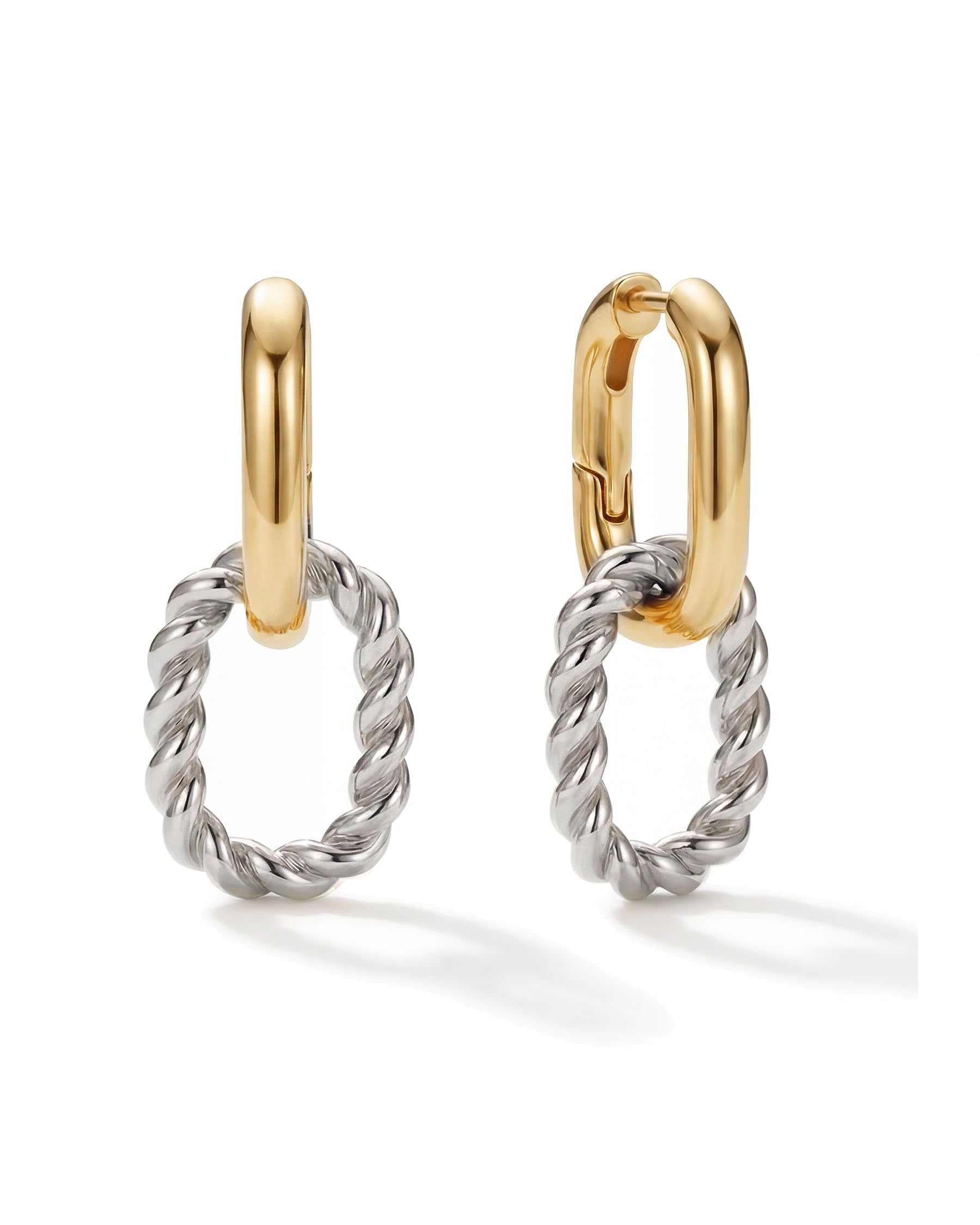 MUMREUES Ohrringe Silber Damen Stecker Vergoldet Goldene Ohr