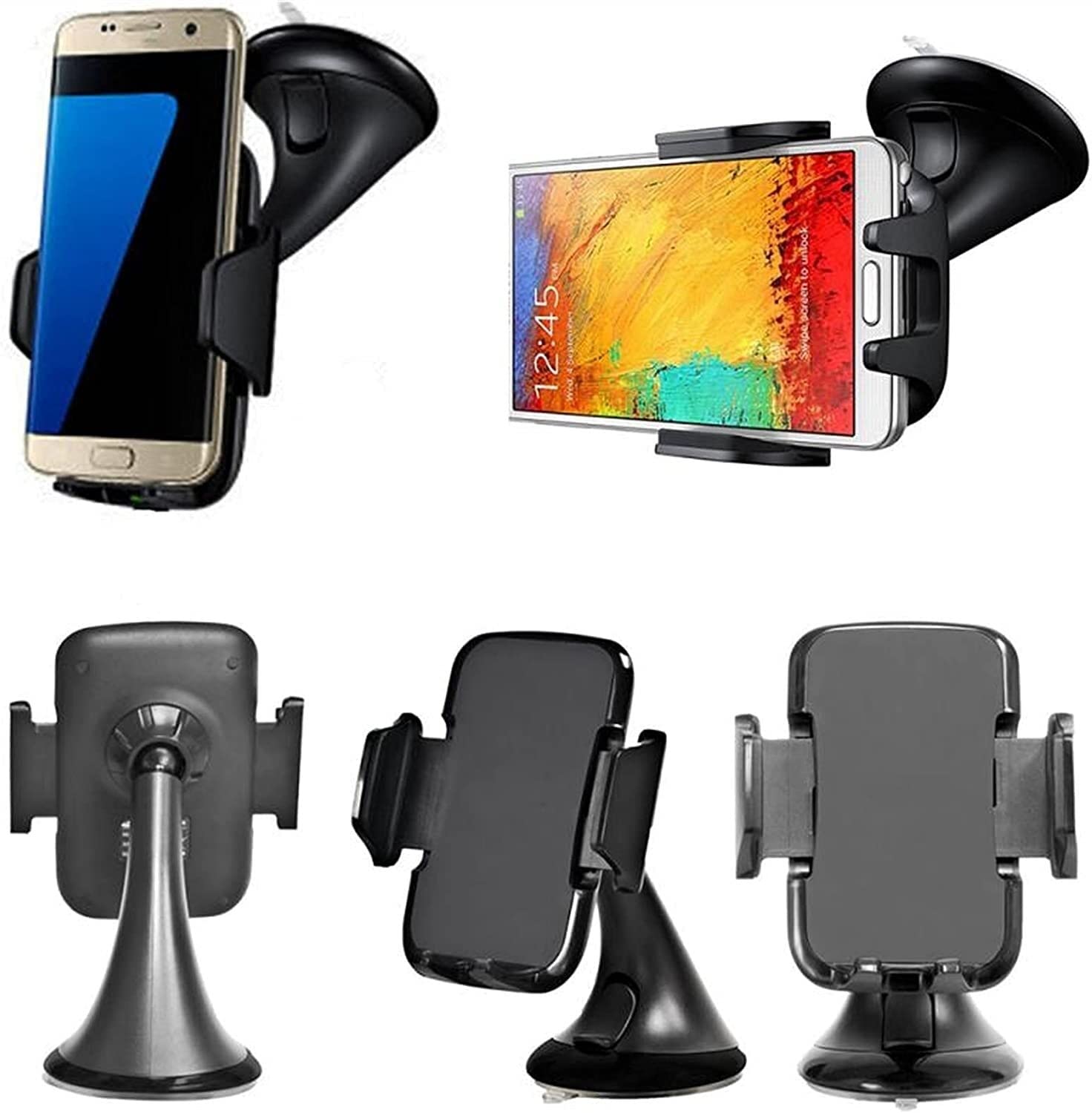 Smartfon Uchwyt Do Samochodu Akcesoria samochodowe Uniwersalna obrotowa szyba samochodowa 360 stopni Uchwyt samochodowy z przyssawką GPS Stojak na telefon samochodowy Wspornik Nawigacyjny
