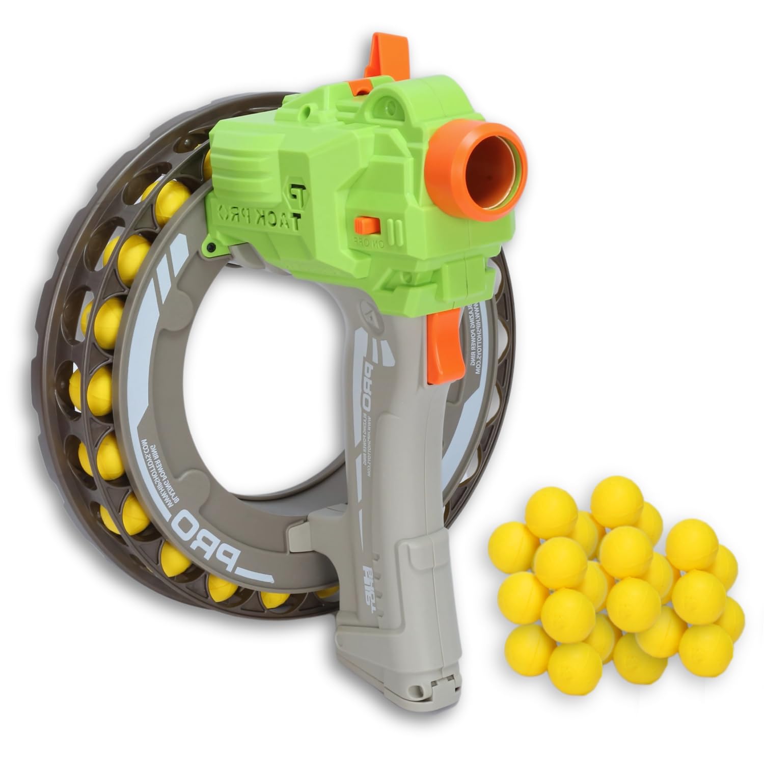 Hog Wild Spiral Power Popper, Fully Automatic Foam Ball Blaster