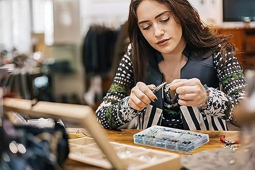 Miniatura 5 de Kit de cuentas de vidrio para hacer joyas, 0.315 in, imitación de jade natural, pulseras de jade  Cuentas de cristal para hacer pulseras, aretes,