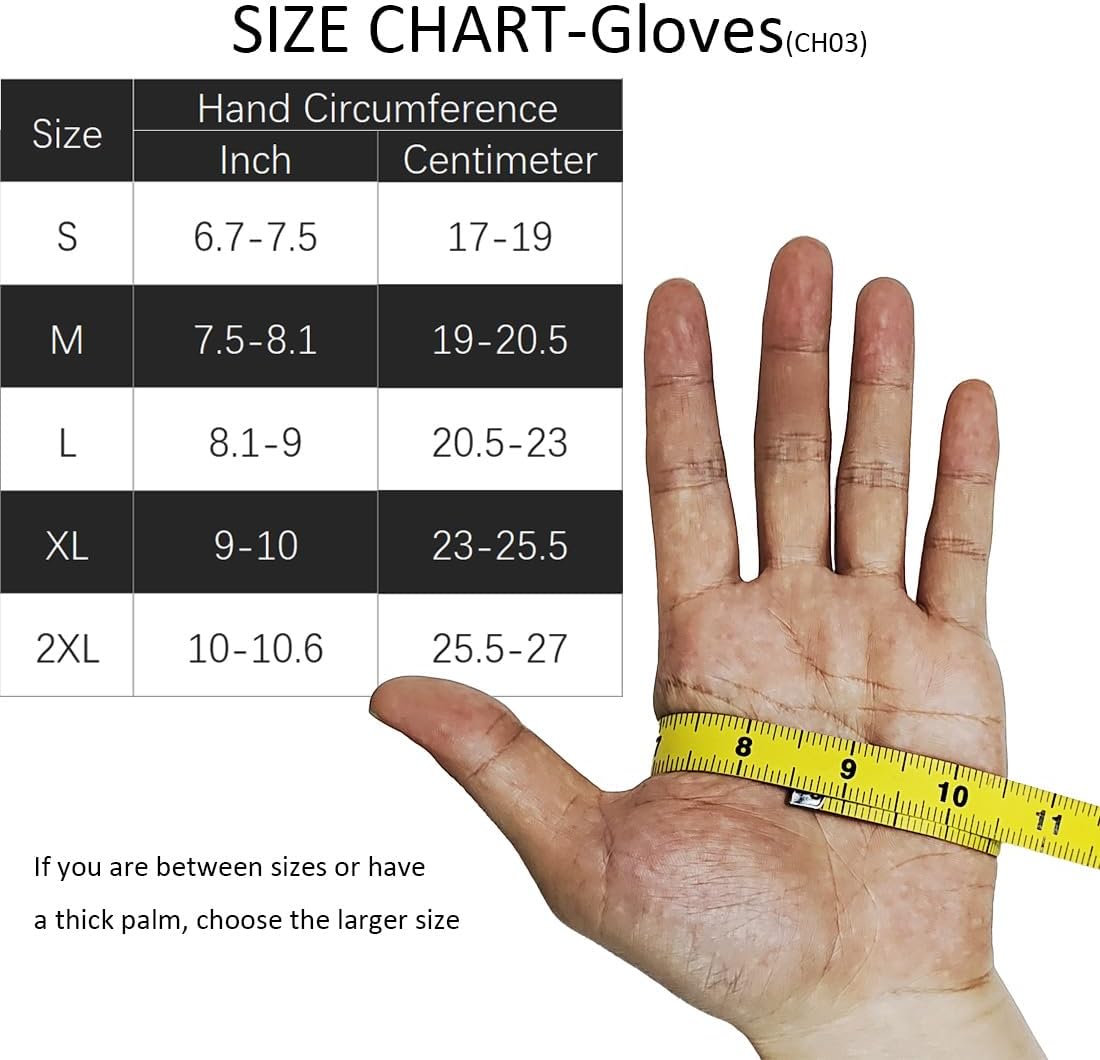 CUEHEAT Heated Gloves, Palm & Back Double Heating, Winter Outdoor Windproof Warm Thick Gloves, Battery-Powered Hand Warmer