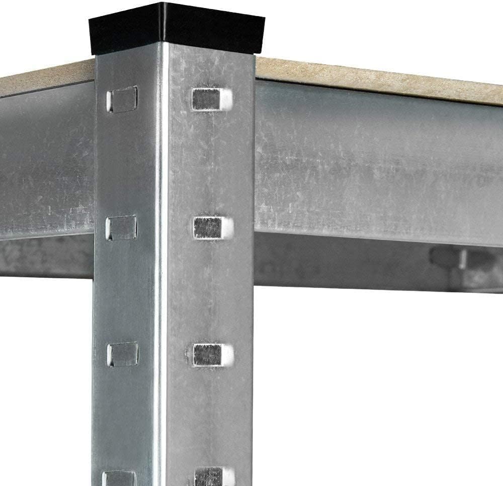 Półki półki Metal ocynkowany 5 Półki magazynowe L70xP30xH150cm