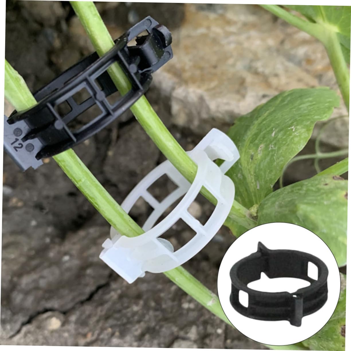 Yardwe 400stücke Pflanzenclips Für Tomaten Pflanzenhalter Für Rankpflanzen Gurken Und Einfach Zu Handhabende Klammern Unterstützung Von Kletterpflanzen