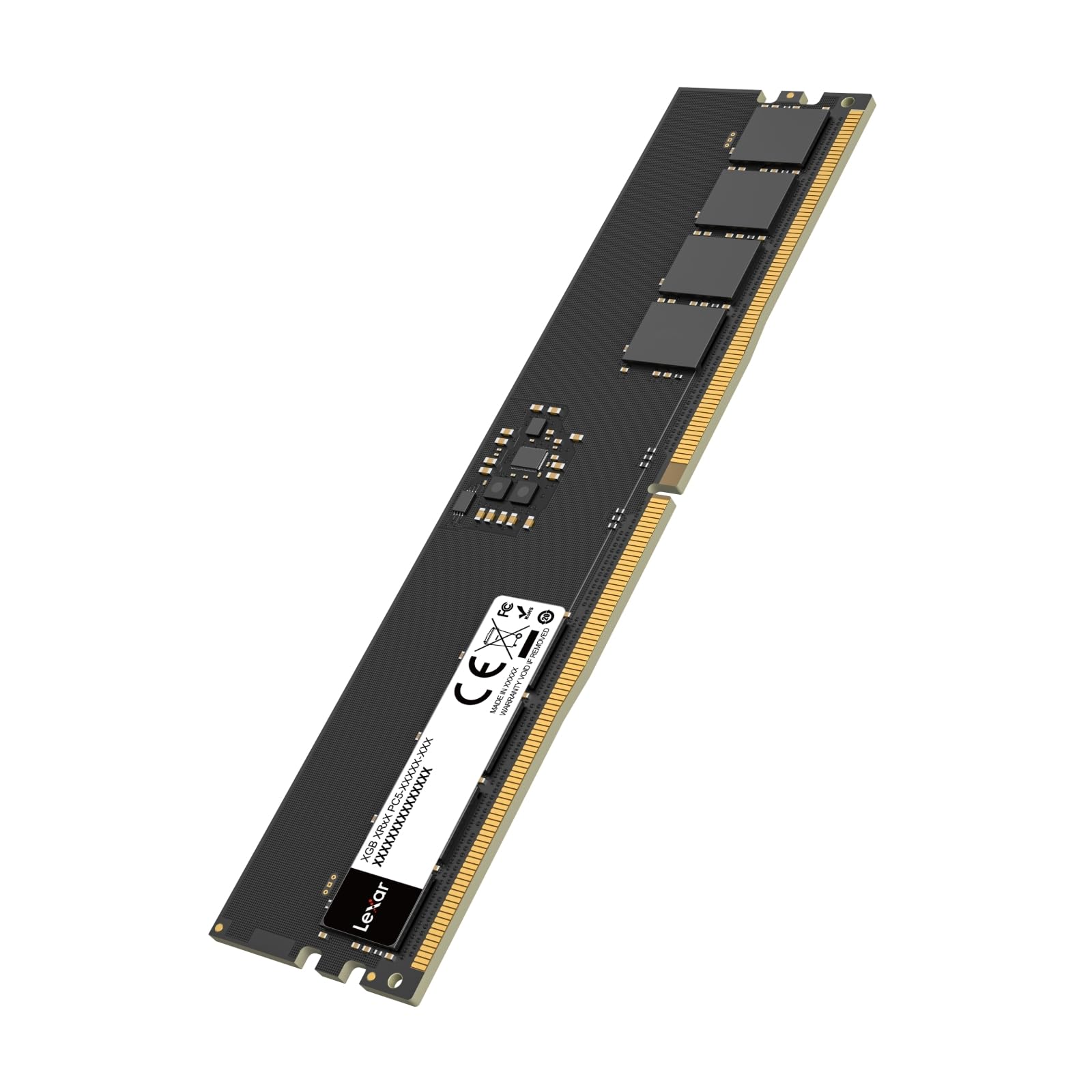 Lexar UDIMM 16GB DDR5 RAM 5600MHz CL46, RAM per computer a 288 pin, DRAM U-DIMM ad alte prestazioni per PC/computer, AI, 1.1V, CL46-45-45-90