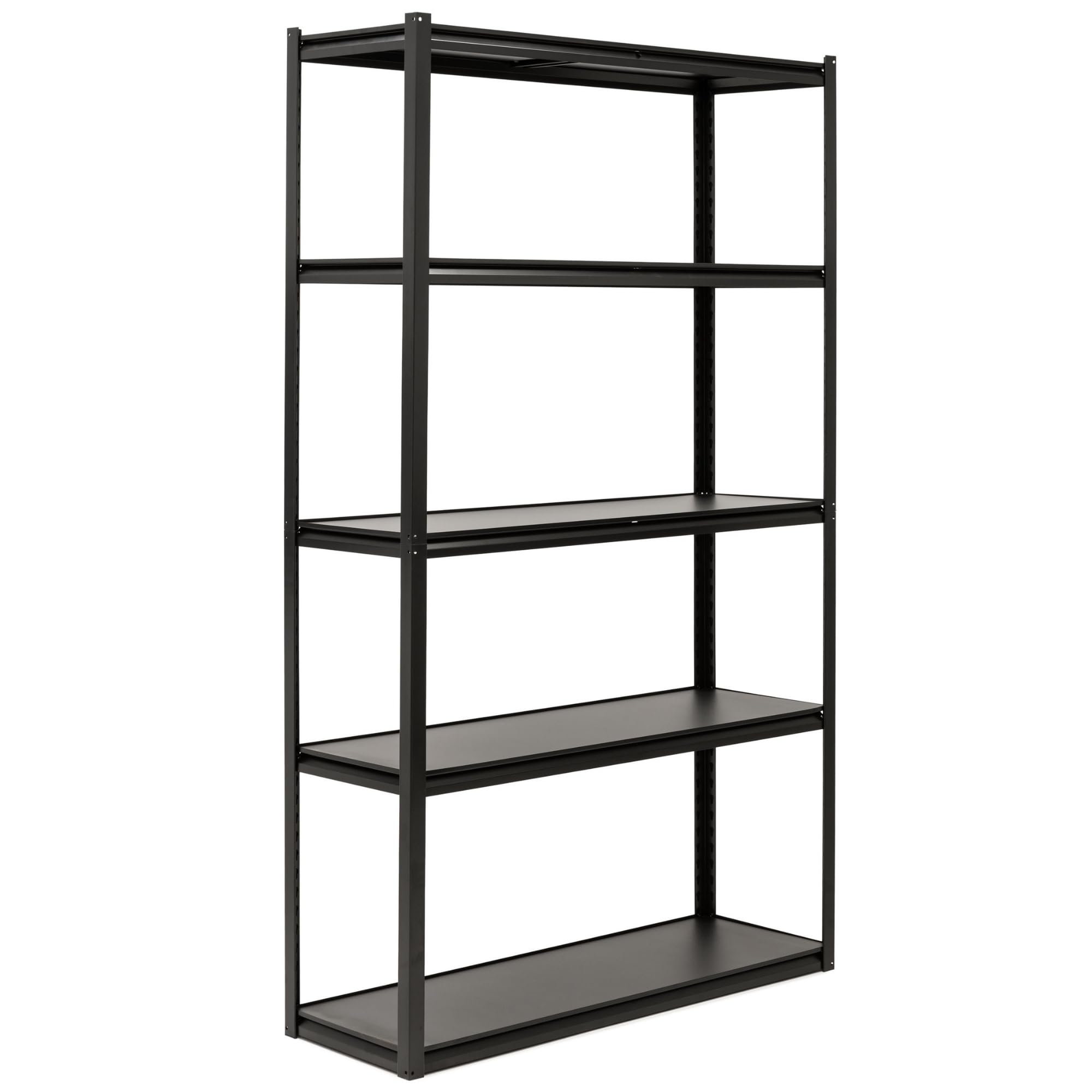 SPRINGOS Scaffalatura per carichi pesanti, 200 x 120 x 40 cm, con 5 ripiani in MDF, portata fino a 750 kg, in metallo zincato, regolabile in altezza, divisibile, per garage, officina, magazzino