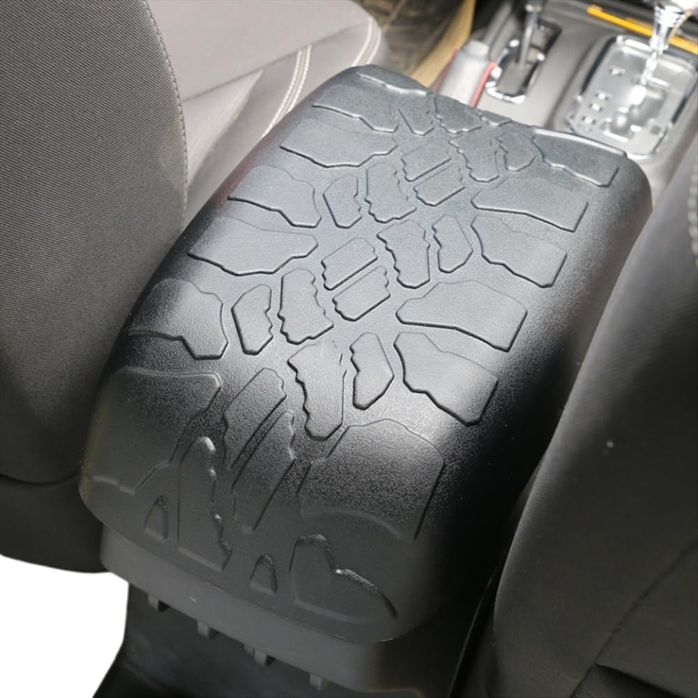 Car Center Console Armrest Box Cover Seat Cushion Compatible with Jk Jku 2012-2017