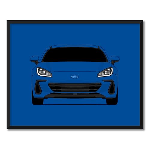CUSTOMIZABLE COLOR Subaru BRZ (2022-Present) Inspired Poster Print Wall Art Decor Handmade (Unframed)