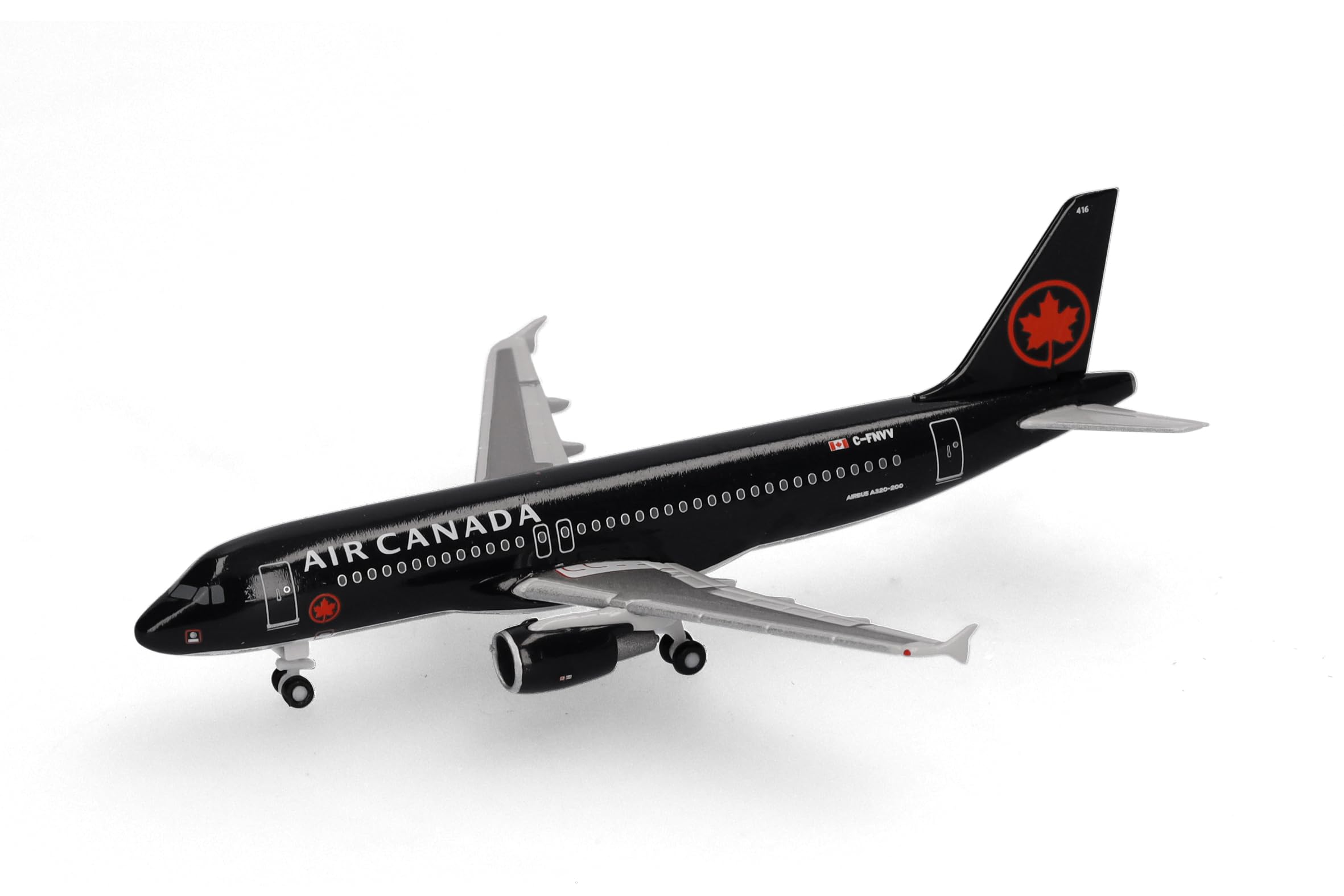 herpa Maquette Avion Airbus A320 Austrian Airline - Ausseerland, echelle 1/200, Snap-fit Model, pièce de Collection, d'avion avec Support, Figurine Plastique