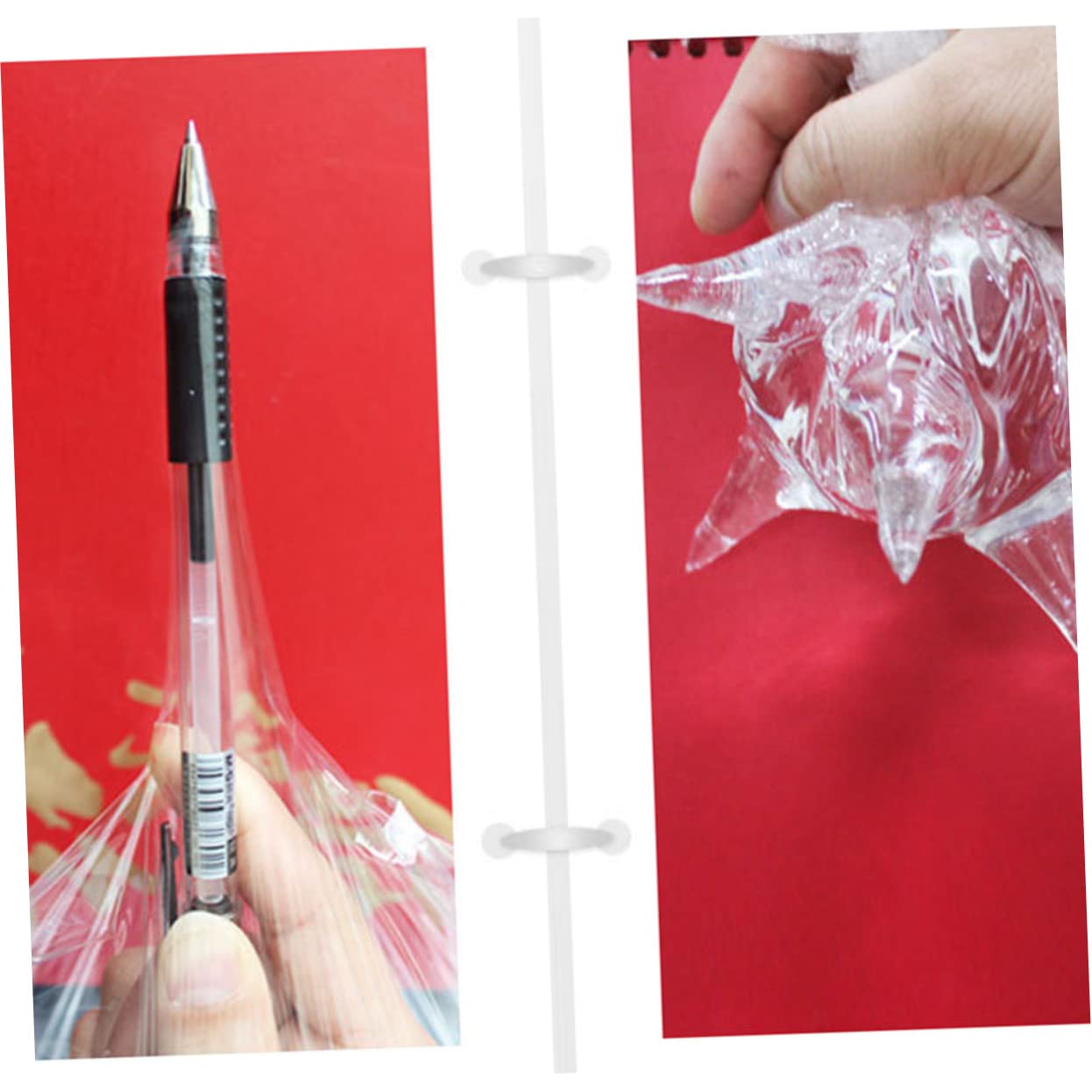 Film Étirable Auto-adhésif 1 Rouleau 2 Mil Lldpe Transparent