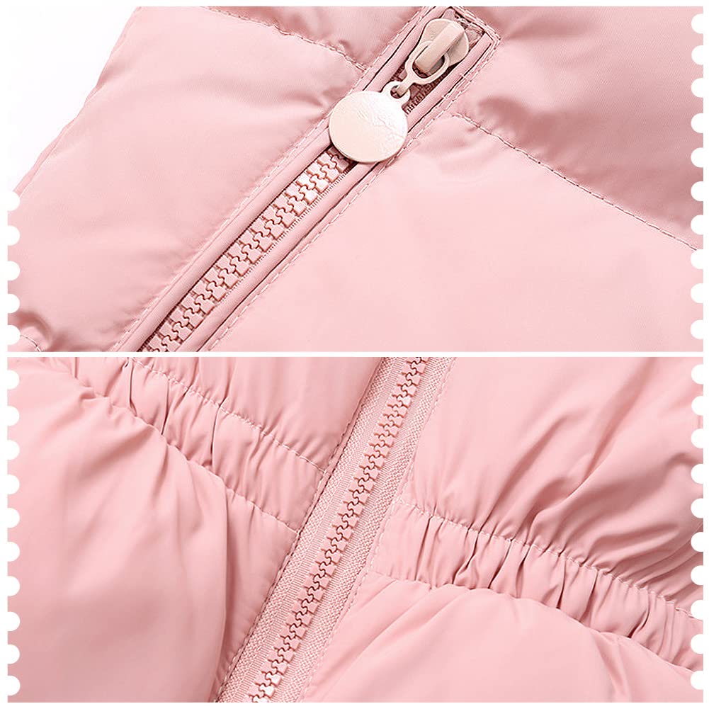 Fille Garçon Combinaison de Ski Doudoune Ensemble de Neige Veste duvet à Capuche Pantalon de Ski Chaud Vêtement d'hiver Enfant