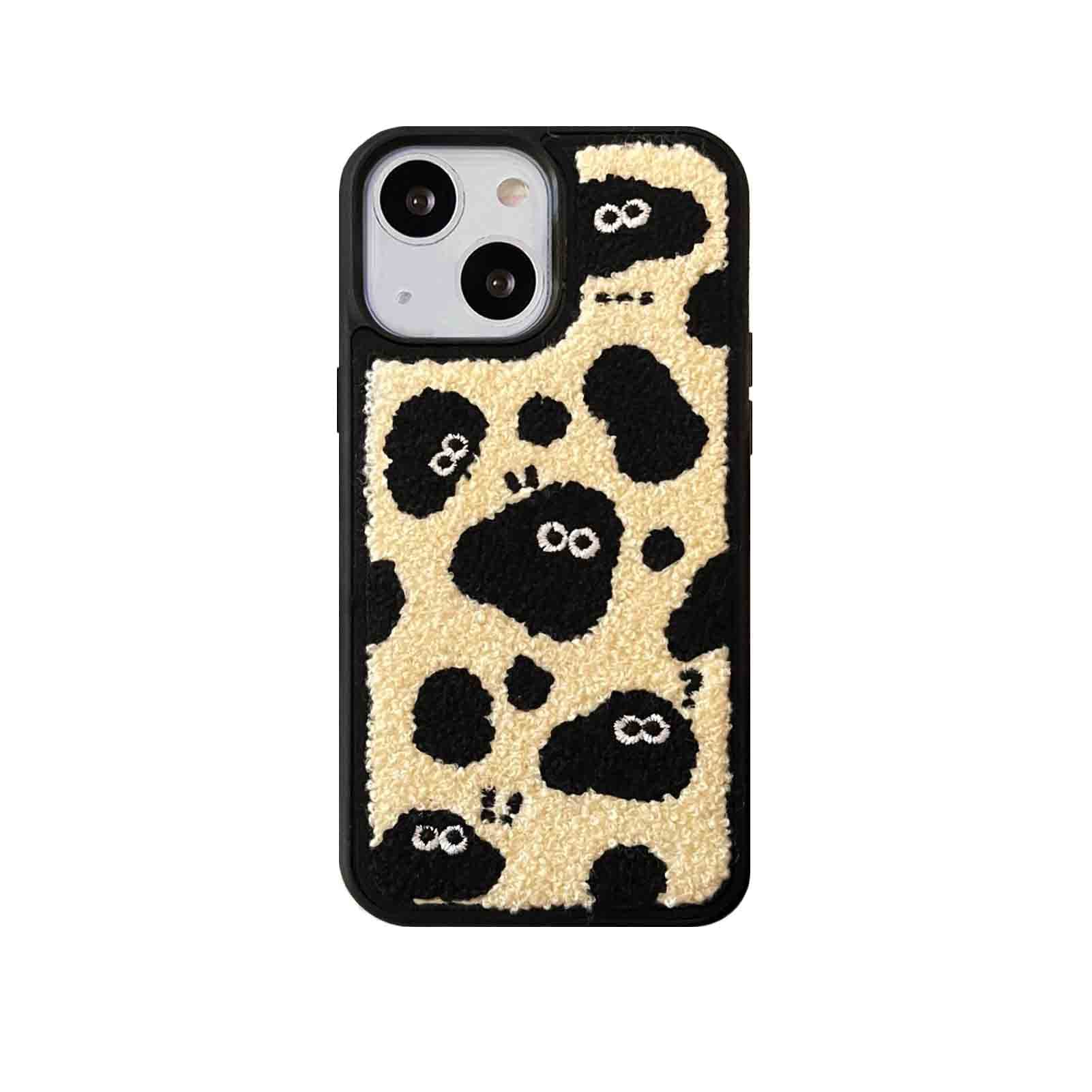Coque peluche iPhone 14 résistante aux chocs et agréable en main - 8