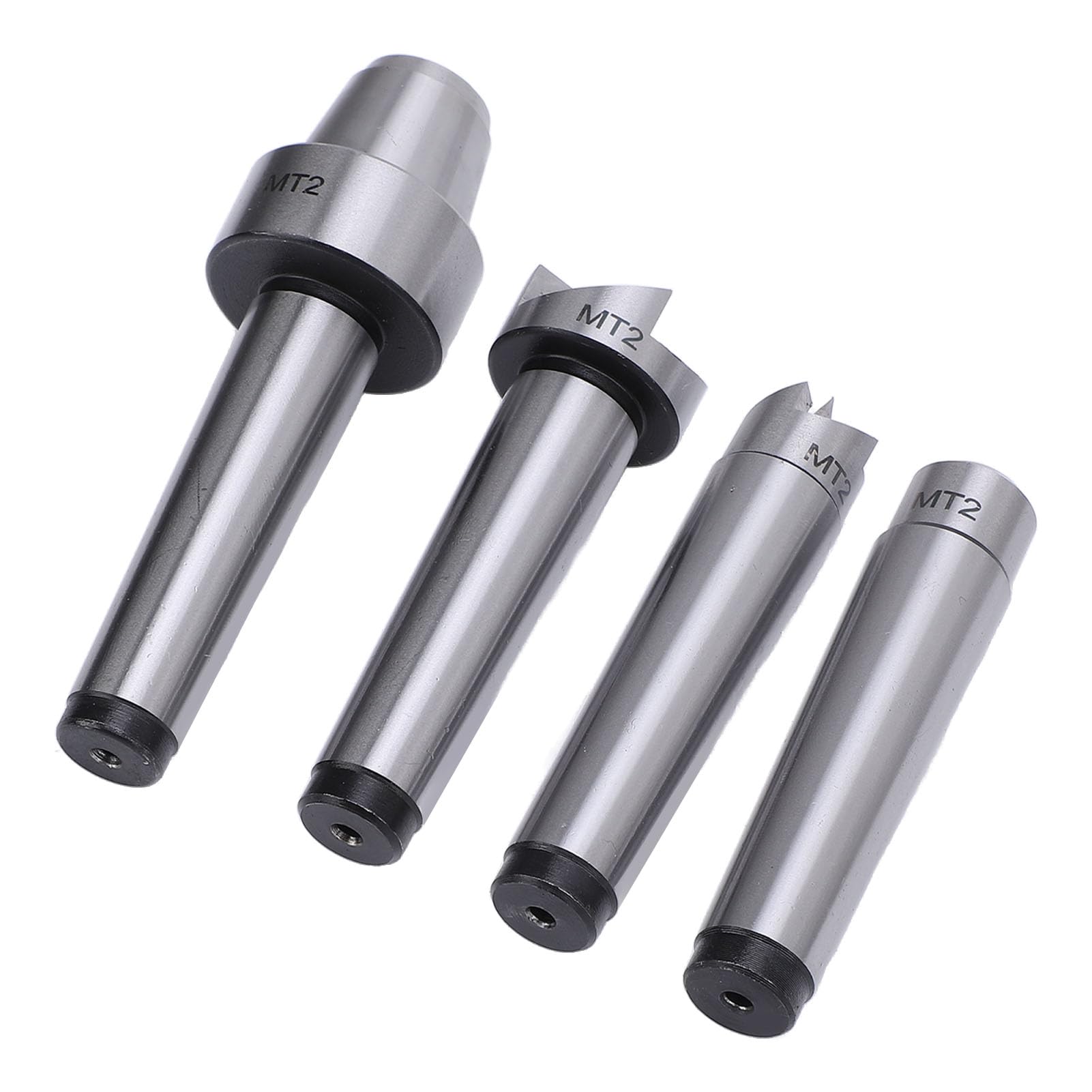 Wood Lathe Live Center Set Heavy Duty Bearing Sturdy Steel Wood Lathe Live Center Set for Woodworking Metalworking