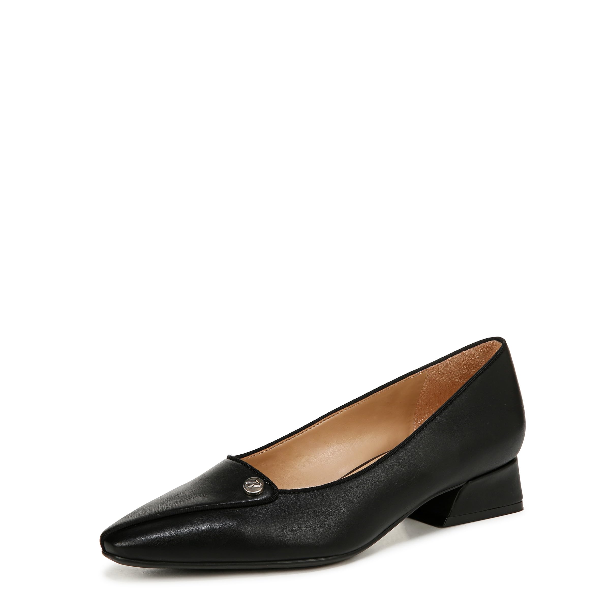 Naturalizer Womens Georgia Pointed Toe Low Block Heel Pump