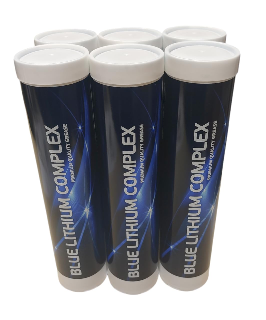 EXOL BLUE LITHIUM COMPLEX 400GM HIGH TEMPERATURE GREASE, 6 PACK CARTRIDGES FOR STANDARD GREASE GUNS