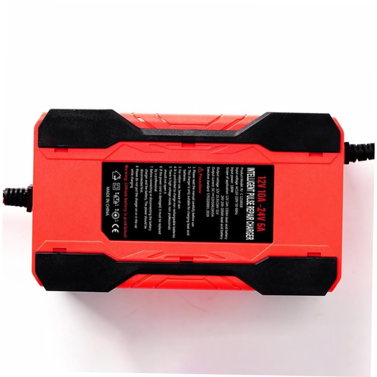 POPETPOP Caricabatterie Intelligente per Auto da Riparatore di Batterie Impulsi Carica e Mantiene Veicoli Elettrici e Agricoli Adattivo per Ambienti Tensioni Estreme