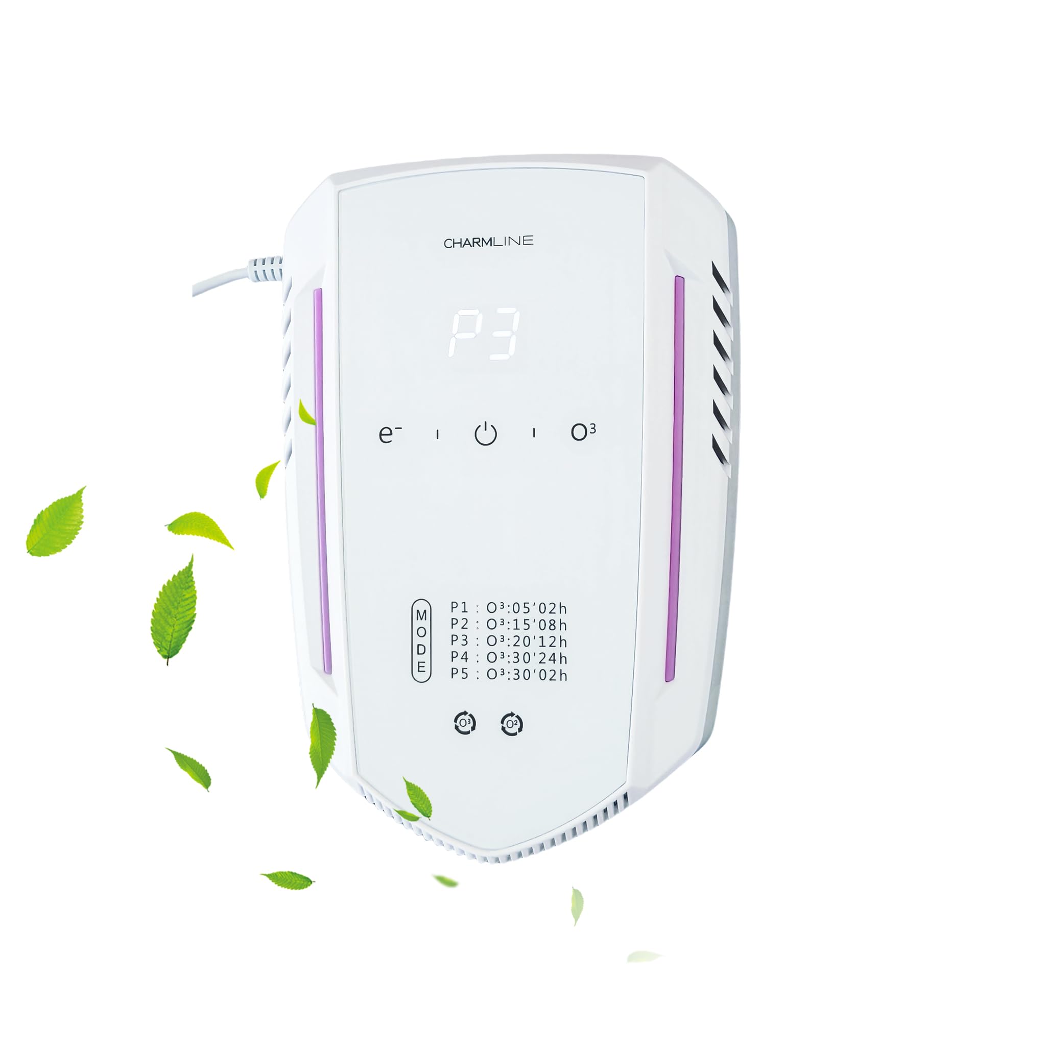 Purificador de Aire con Ozono e Iones Negativos,Eliminador de Olores,Air Purifier,Generador de Ionizador para Habitaciones,Generador de Ozono para Hogar/Cocinas/Baños/Habitaciones De Mascotas