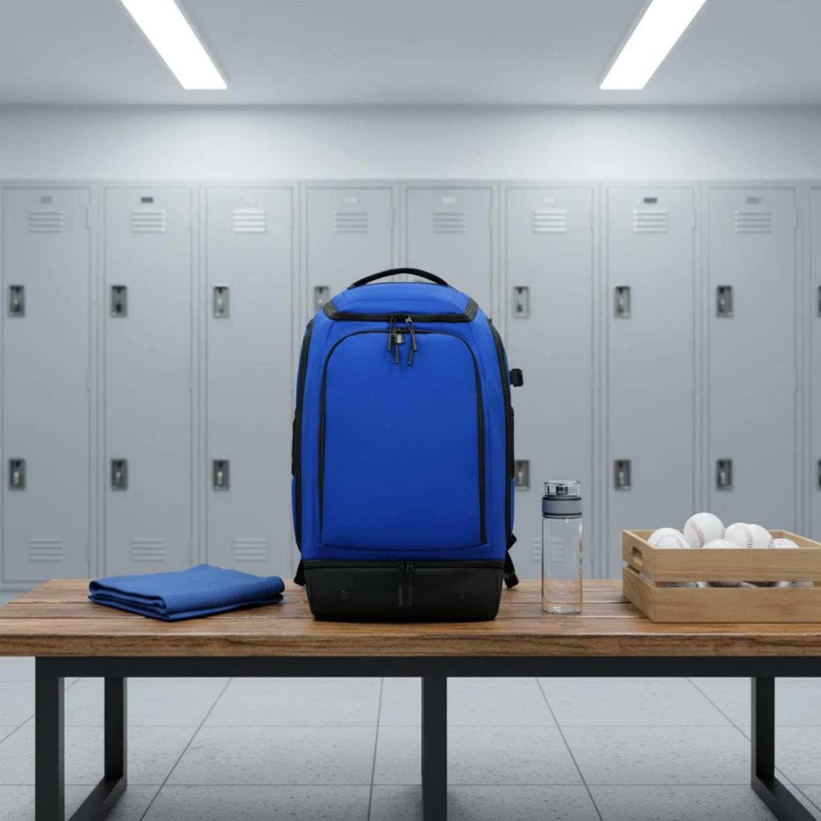 Perfeclan Mochila de Béisbol Mochila Deportiva Bolsa de Entrenamiento Bolsa de Equipo con Gran Capacidad y Organización para Bate Guantes y Gorra Impermeable