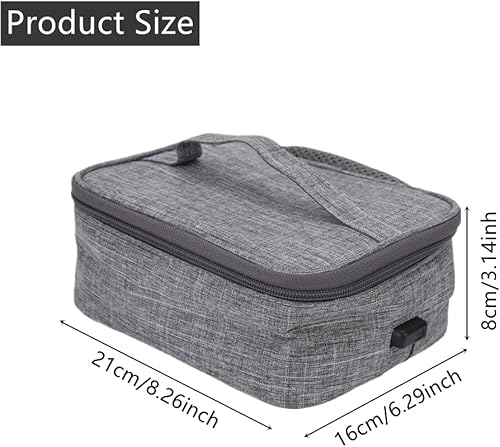 Miniatura 6 de Yinhing Lonchera eléctrica, lonchera portátil con calefacción para viajes de oficina, impermeable y duradera