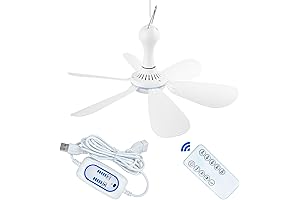 Scooyeees Silent USB Powered Ceiling Canopy Fan