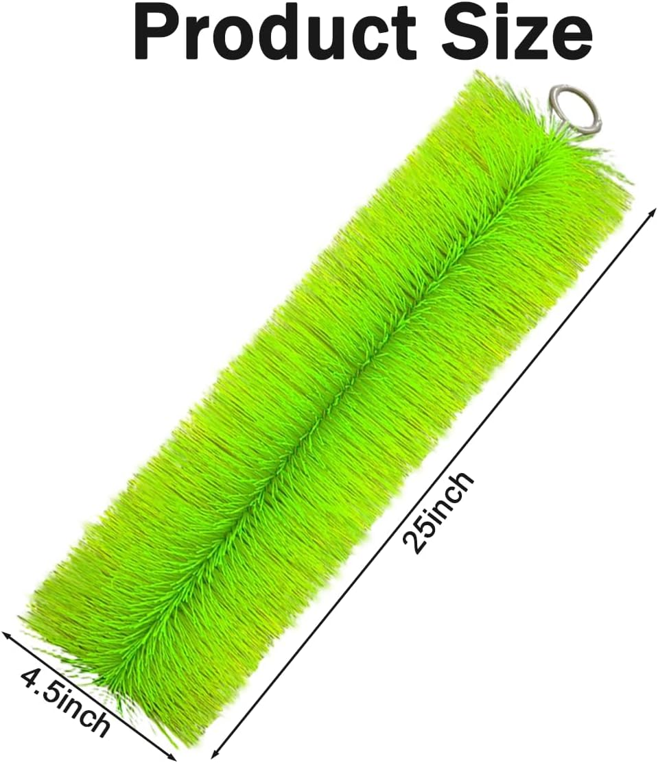 2PCS Septic Tank Bristle Filter 4” Compatible with STF-110: Superior Gravity Flow Filtration, Easy to Install & Effortless Maintenance & Superior Filtration in Any 4’’ Pipe or Baffle