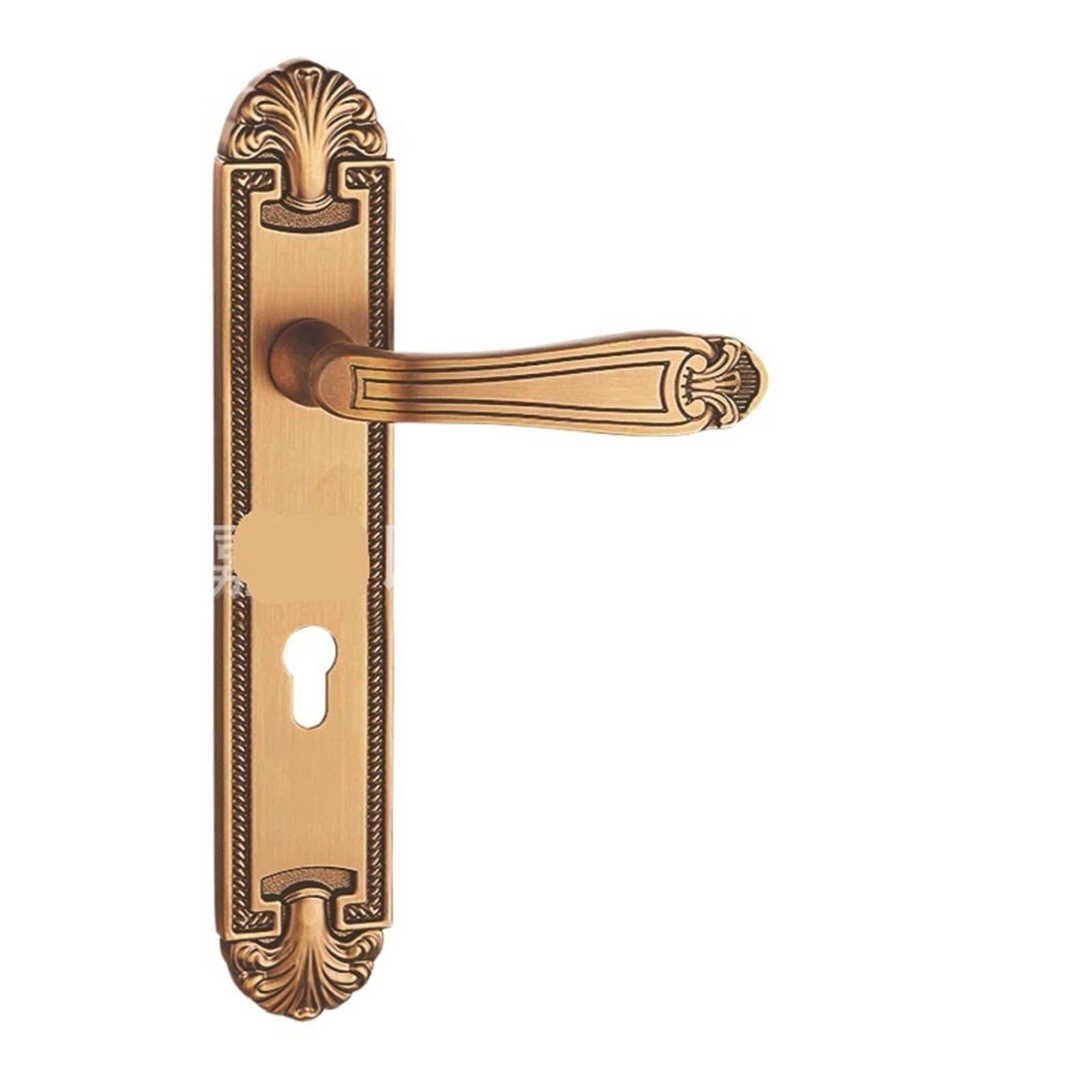 Serrure de porte silencieuse en bronze européen avec roulement 85 fluide