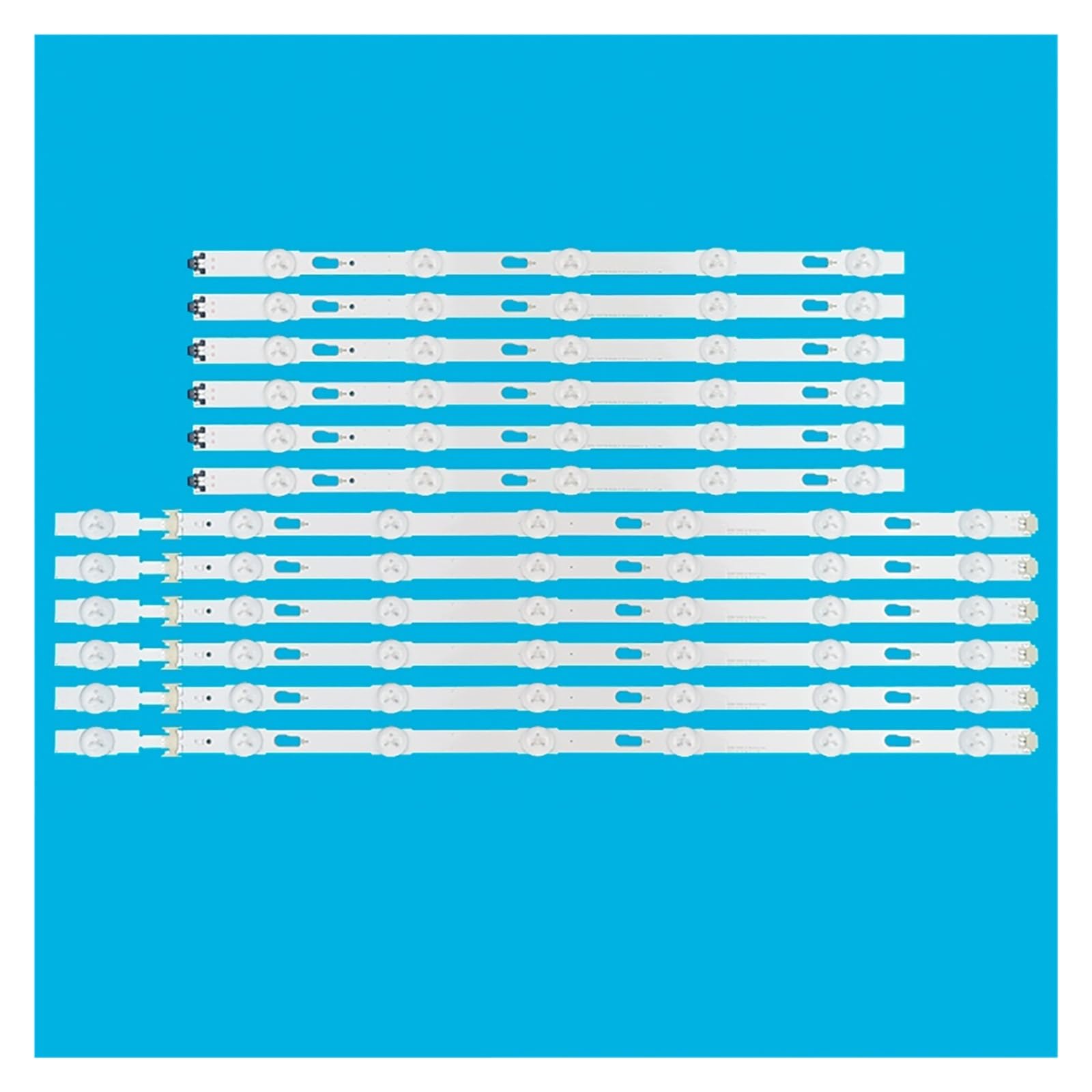 YUEZUYIOU LED Backlight Strip for UE49MU6200K UE49KU6100K BN96-40632A BN96-40633A V6DU-490DCA-R0 MU6100-49INCH-R L CY-WK049HGLV1H