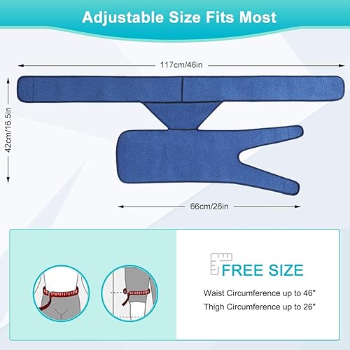 Miniatura 3 de Soporte de cadera para aliviar el dolor de ciática, protector de compresión para cadera para isquiotibiales, articulaciones, artritis, músculos