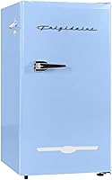 Frigidaire Retro 3.2 Cu Ft Mini Fridge with Chiller, Bottle Opener - Compact Refrigerator for Dorm, Office, Bedroom (Blue)
