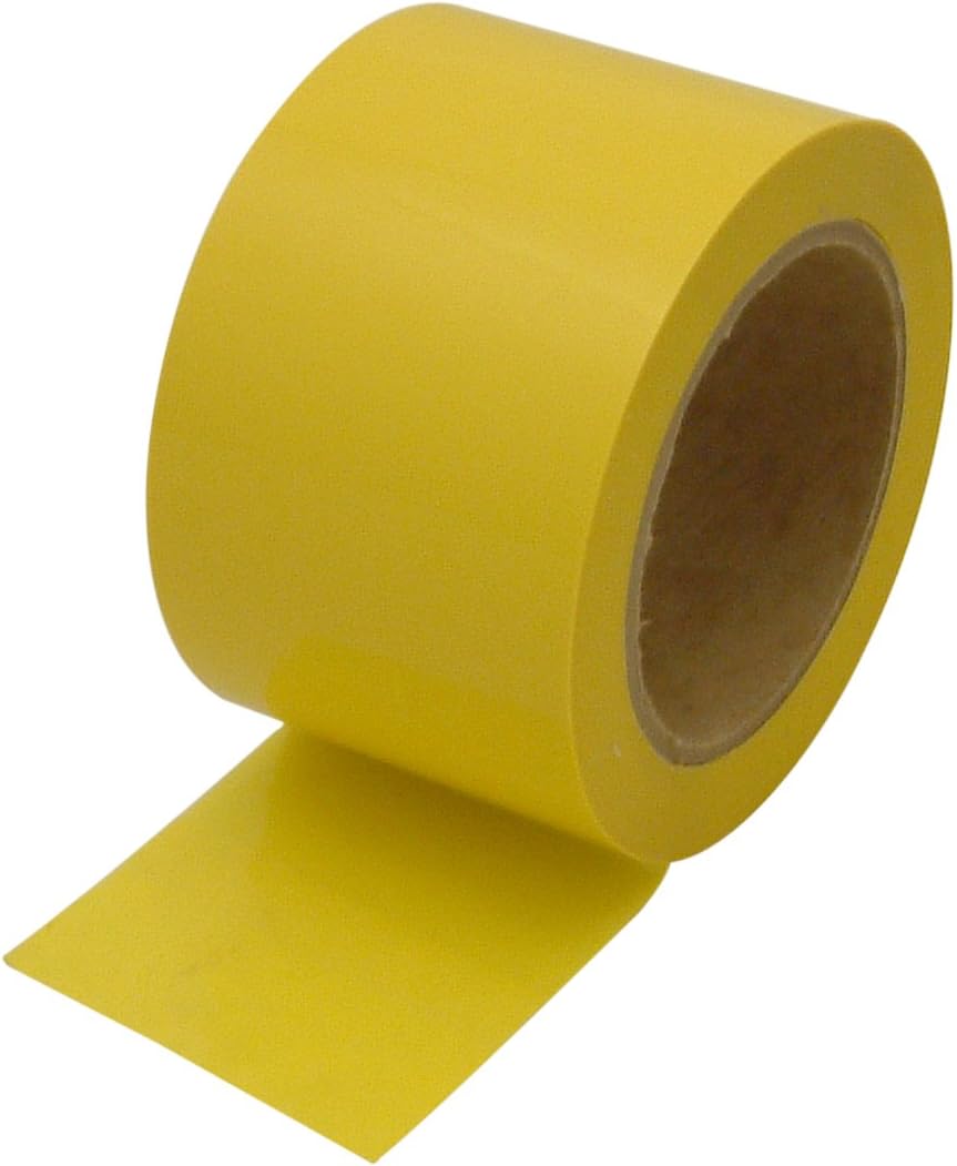 JVCC Premium Grade Colored Packaging Tape (OPP-26C): 3 in. (72mm Actual) x 72 yds. (Yellow)