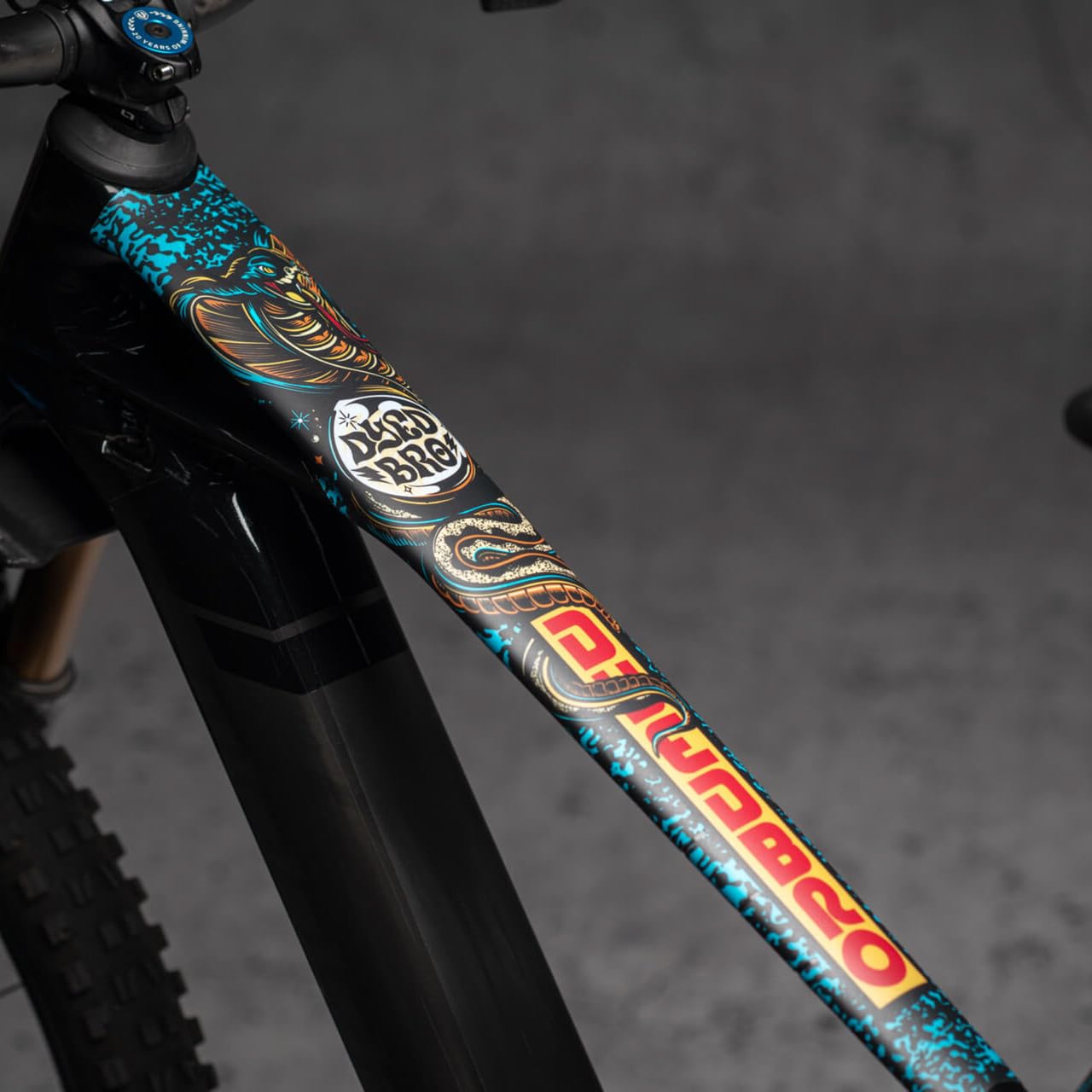 Dyedbro Film de protection pour cadre VTT électrique Blanc