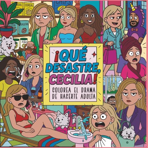 Cecilia: Libro para Colorear Adultos y Adolescentes con Dibujos Relajantes y Satisfactorios para tu mente, reírte y divertirte