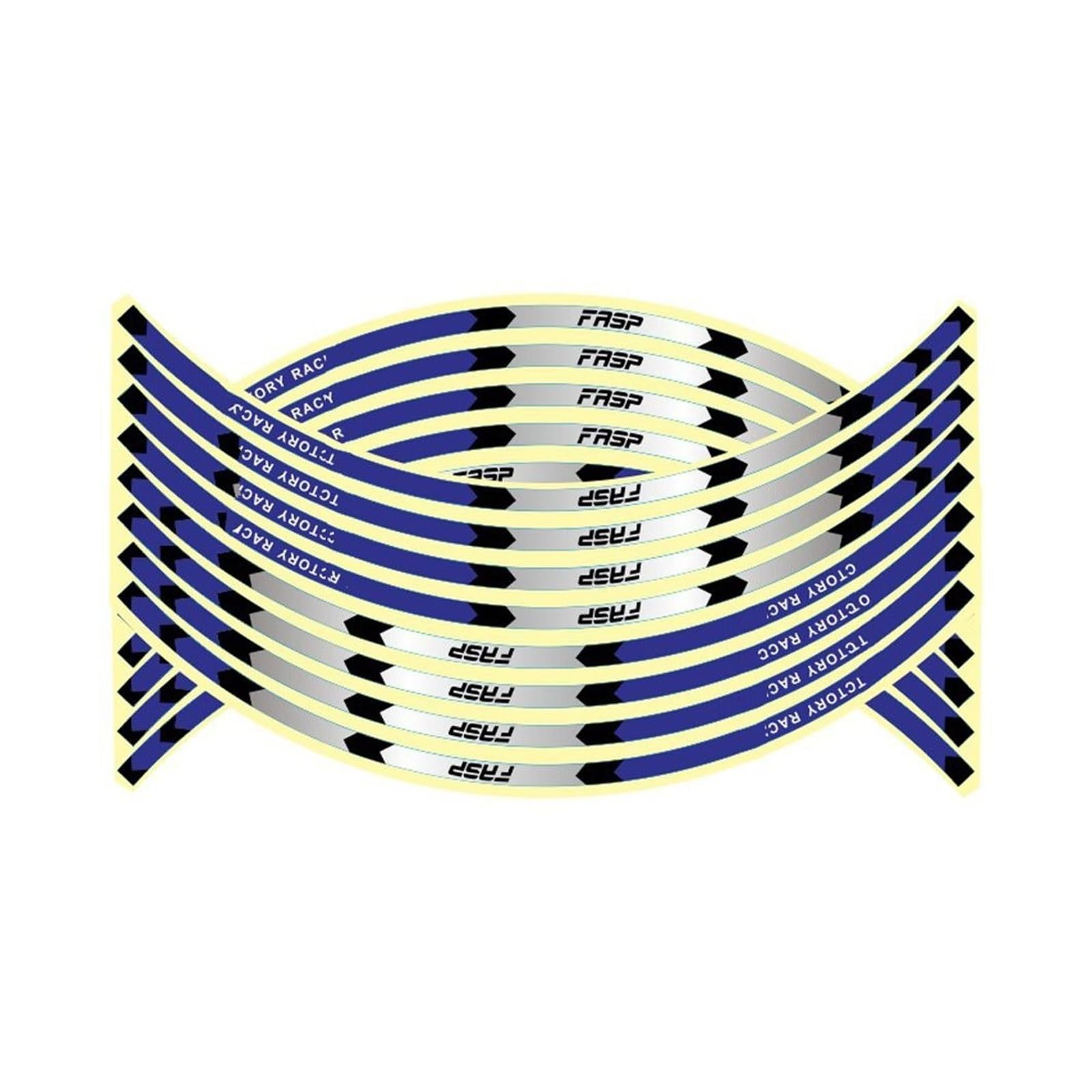 Hub Decals Rim Tape Bicycle Decals Motorcycle Wheel Stickers Reflective Rim Car Stripe Tape(Red)