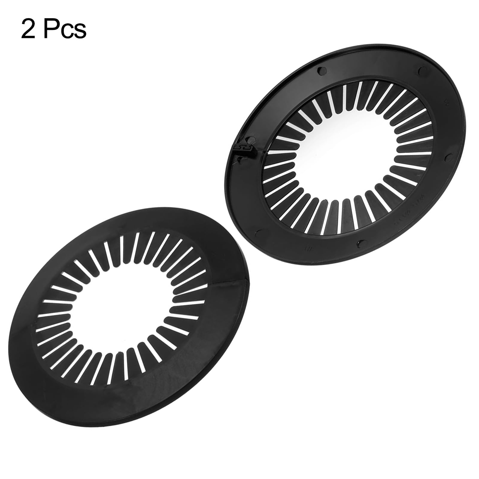 TOP-VIGOR 2pcs 75mm-115mm Pipe Cover Decoration, PP Plastic Escutcheon Pipe Collar for Water Pipe Drain Line - Image 4