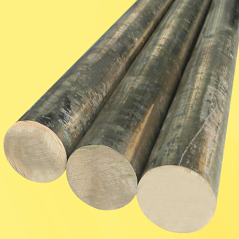 Barra tonda in bronzo stagnato, lunghezza barra piena 300 mm, lavorazione dei metalli, diametro 10 mm, 12 mm, 15 mm, 18 mm, 20 mm, 25 mm utensili(15x300mm)