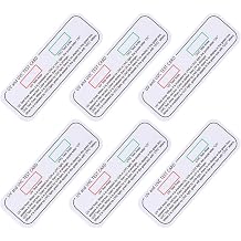 SOLUSTRE Uvc-Uva Test Cards Indicator Strips for Accurate Uvc Measurement and Uv Area Detection 6-Pack
