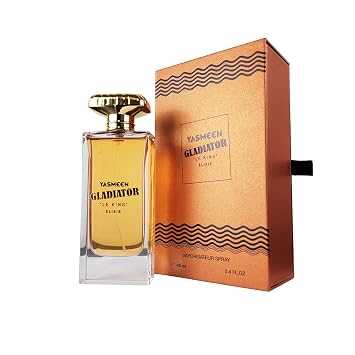Yasmeen Gladiator Le King Elixir Vaporisateur Spray 100ml 3.4 FL oz Dubai Arabic Perfume