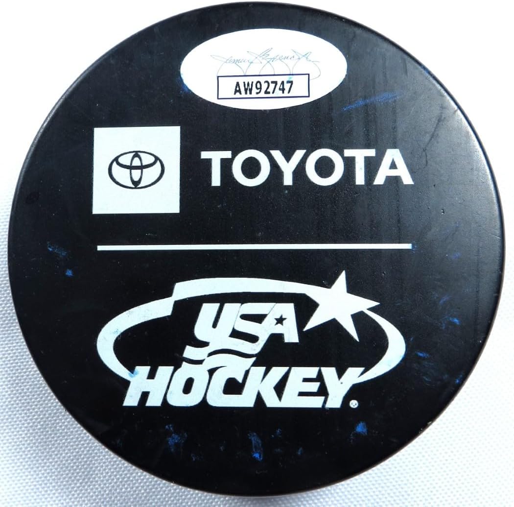 Shaun Weiss Dual Autographed Hockey Puck Mighty Ducks "Goldberg" PSA AW92747