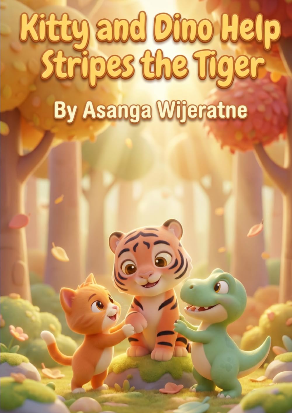 Kitty and Dino Help Stripes the Tiger: A Magical Animal Friendship Story for Kids Ages 3-6 About Kindness and Helping Others (Magical Tales of Kitty and Dino)