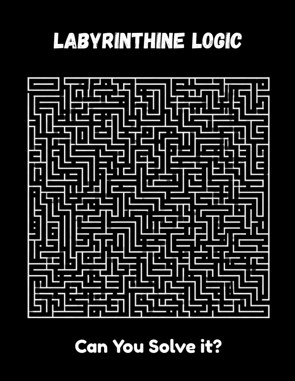 Labyrinthine Logic: The Maze Challenge: A Maze Puzzle Book with Mind-Bending Challenges for Brain Training & Fun