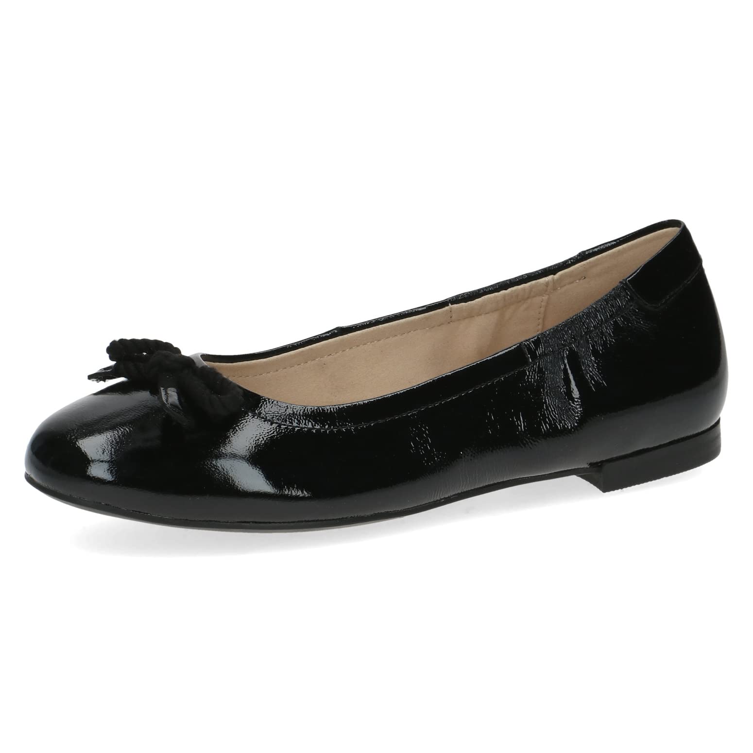 Caprice 9-9-22112-20, Ballerina, Black Naplak,