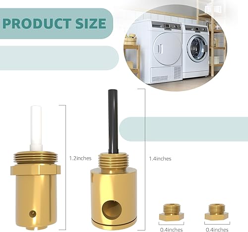 Miniatura 5 de Aomitop W11581317 Kit de conversión de propano para secadora Quemador de gas Whirlpool de 22000 BTUhora diseñado para secadores de 27 pulgadas,