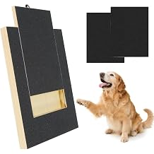 Dog Nail Scratch Board with Built-in Treat Box - Wooden Nail File Grinding Pad for Puppy & Small/Medium Dogs, Alternative to Clippers & Grinders 1*Scratching Boards+2*Sandpaper
